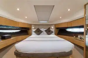 Main bedroom motor yacht