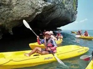 kayaking in Ang Thong National Marine Park