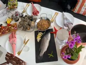 gourmet dining on board overnight boat charter on koh samui