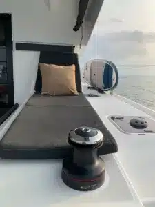 day bed on overnight luxury boat charters koh samui