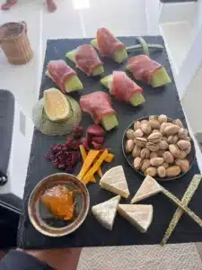 luxury food on overnight boat charters koh samui