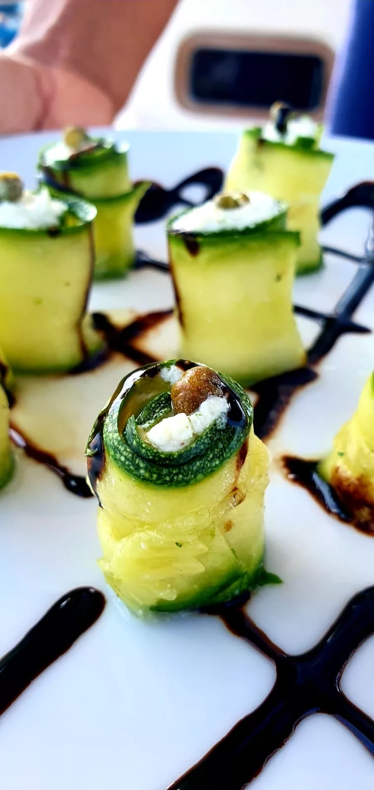 delicate desserts laid out for fine dining off samui