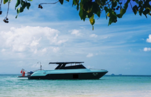 VIP luxury speedboat