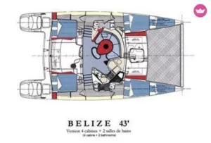 Belize Catamaran 43 (AC), Belize Catamaran 43 (AC)