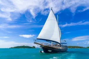 teak sailing yacht, Teak Sailing Yacht 99