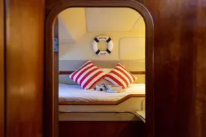 image showing cabin on our slider catamaran 43 luxury charter on koh samui, thailand